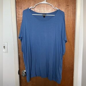 J. Jill blue tee top shirt short sleeves women’s 3X